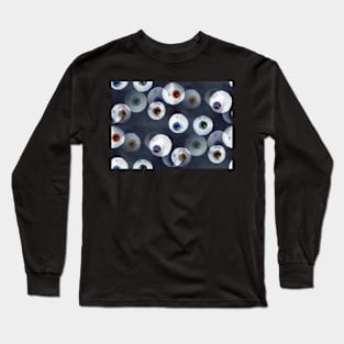 Creepy Eyeballs Long Sleeve T-Shirt